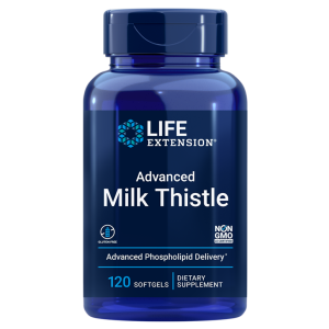 Advanced Milk Thistle, 120 gels Milk Thistle Extract for promotion of healthy liver function