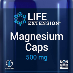 Life Extension Magnesium Caps 500mg, 270 Veg Capsules - Broad Spectrum - 3 Mags in 1 Supplement: Oxide, Citrate, Succinate