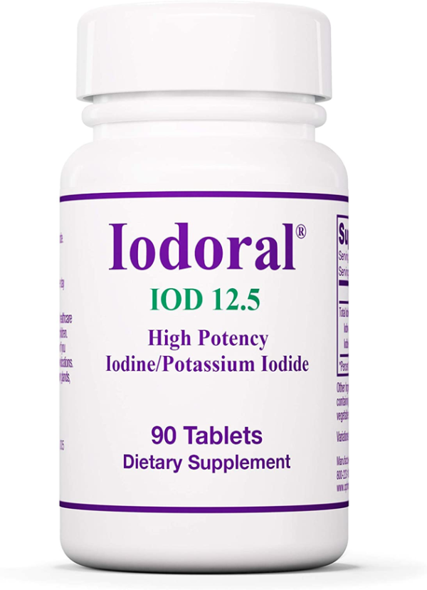 Optimox Iodoral 12.5 mg - Original High Potency Lugol Solution Iodine Nutritional Supplement