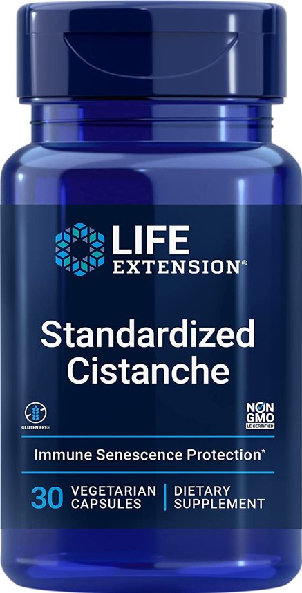Life Extension Standardized Cistanche Immune & Cardiovascular Health Support Supplement with Vitamin C